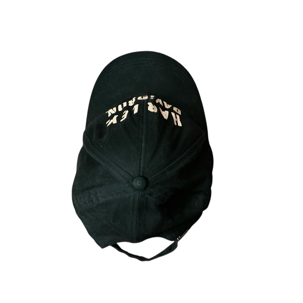 Harley-Davidson Black and Kinda Peachy Pink Distressed Style Logo Cap - Picture 8 of 11